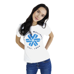 Siberian Wellness moteriški marškinėliai (spalva: balta, dydis: XS) 107018