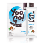 Yoo Go! Shake It! Maisto papildas su saldikliu kokosas (3%), 175 g 500564